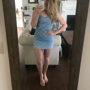 Fitted Denim Dress